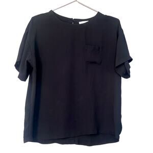 LOFT Black Blouse - Women's Size Small - Excellent Condition
